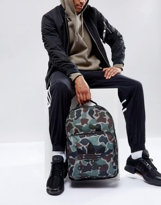 adidas Originals Classic Backpack In Camo BQ6084