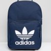 adidas Originals Trefoil Backpack In Collegiate Navy With Front Pocket BK6724